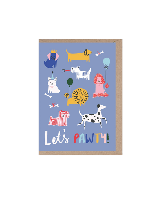 Let's Pawty Card