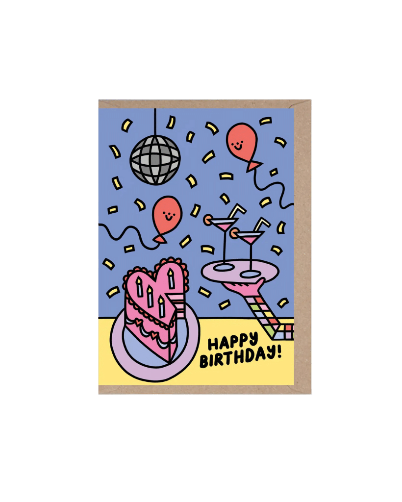 Happy Birthday Cake Card