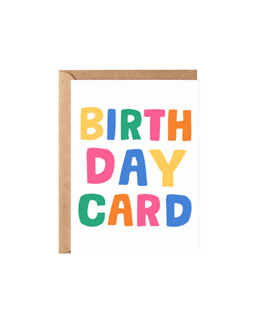 Birthday Card Card