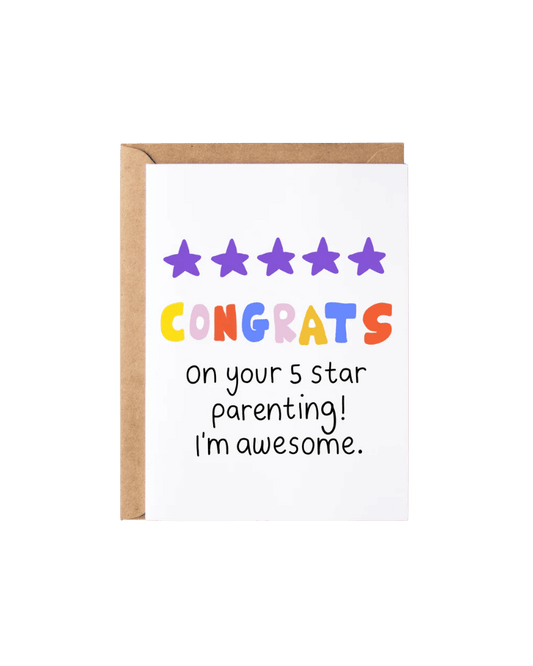 Five Star Parenting Card