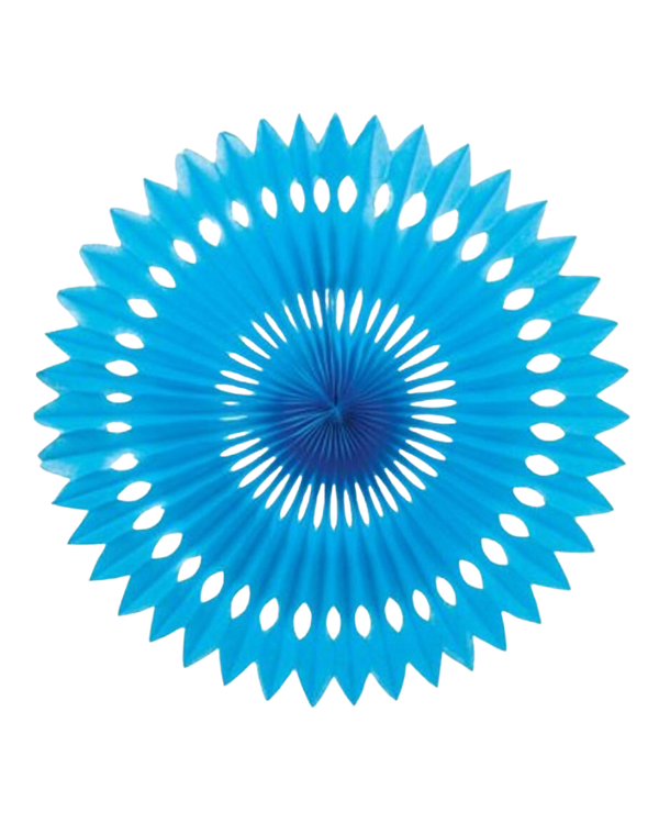 Large Electric Blue Fan