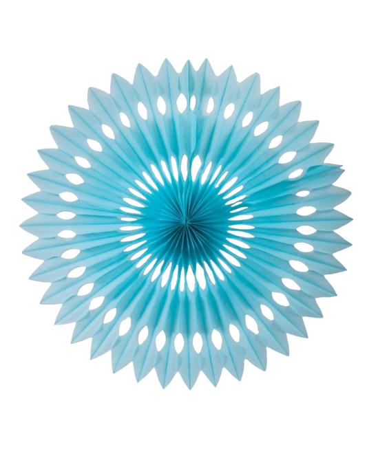 Large Pastel Blue Fan