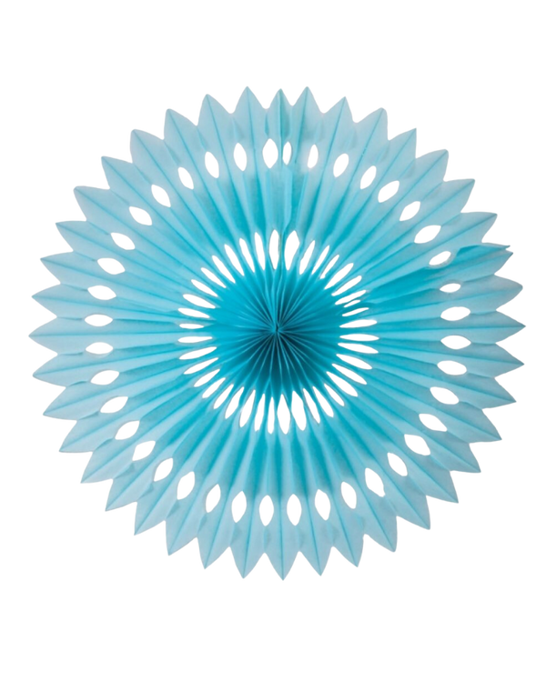 Large Pastel Blue Fan