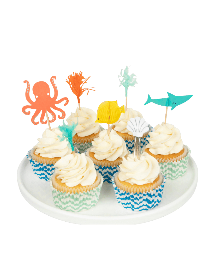 Octopus & Shark Cupcake Kit