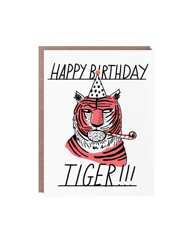 Happy Birthday Tiger Card