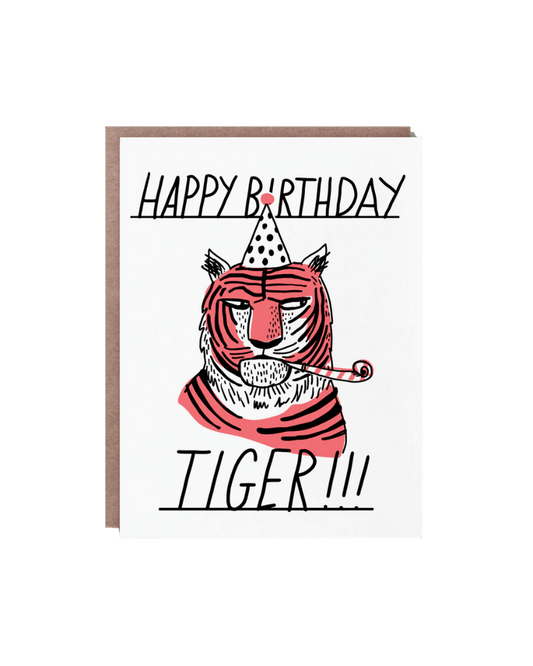 Happy Birthday Tiger Card