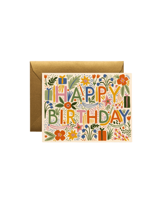 Fiesta Happy Birthday Card