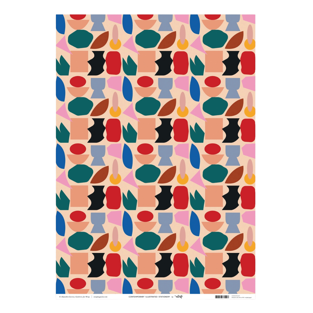 Objects Wrapping Paper