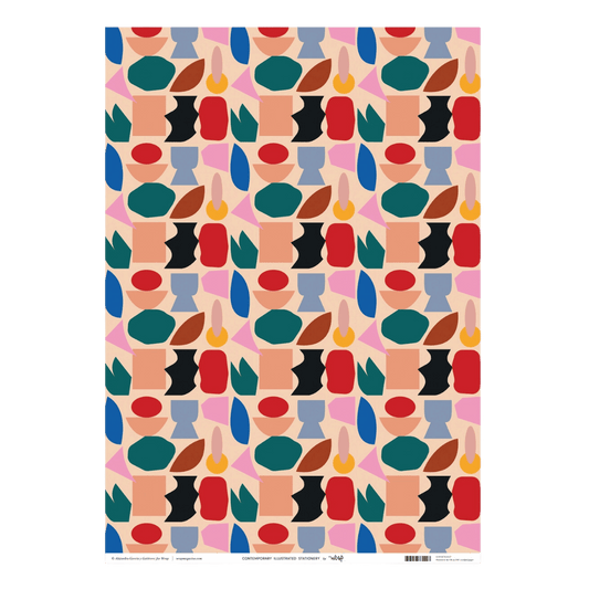 Objects Wrapping Paper