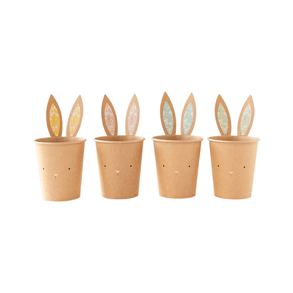 Kraft Bunny Party Cups