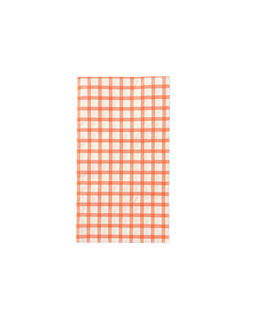 Baking Spirits Bright Light Red Gingham Napkins