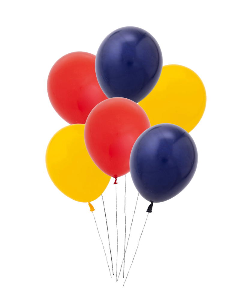Go Crows! Balloon Bunch Filled with Helium