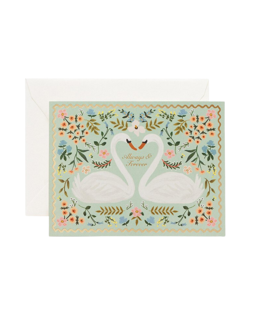 Always & Forever Swan Card