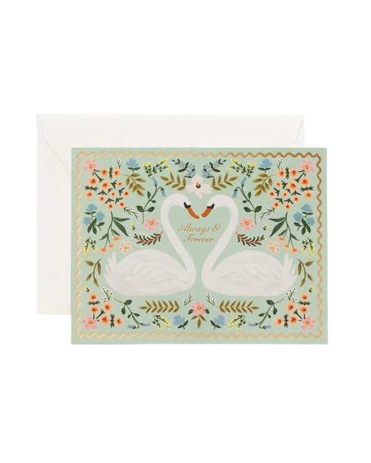 Always & Forever Swan Card