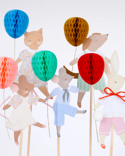 Animal Friends Cake Toppers