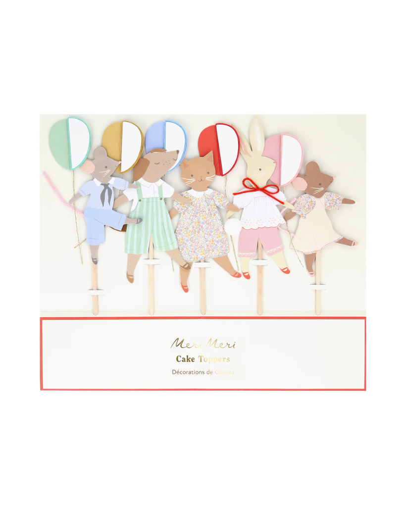 Animal Friends Cake Toppers