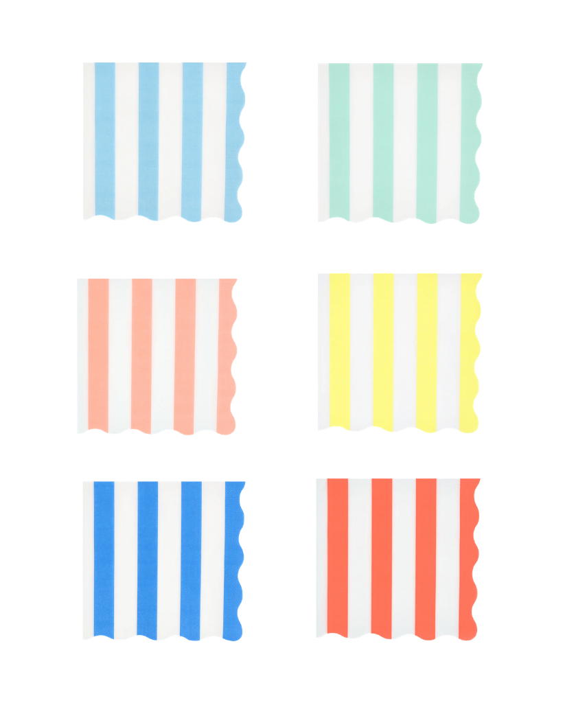 Beach Striped Large Napkins