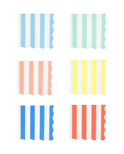Beach Striped Large Napkins