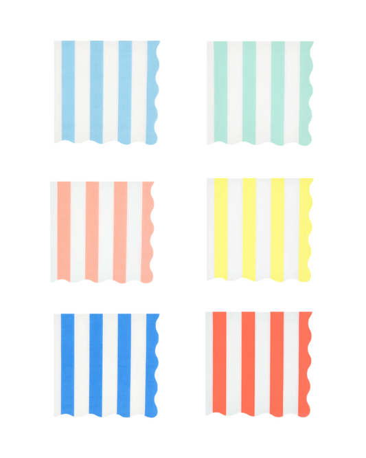 Beach Striped Large Napkins