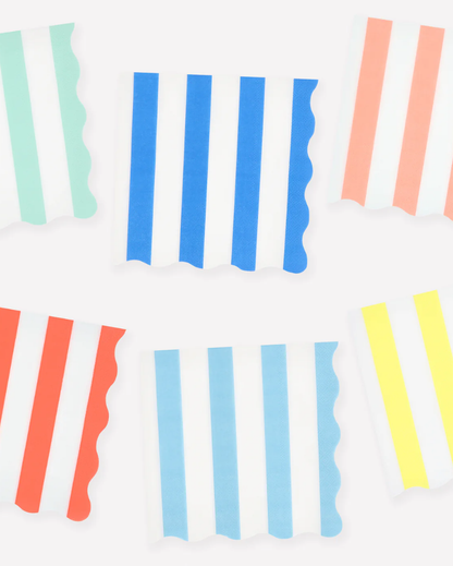 Beach Striped Large Napkins