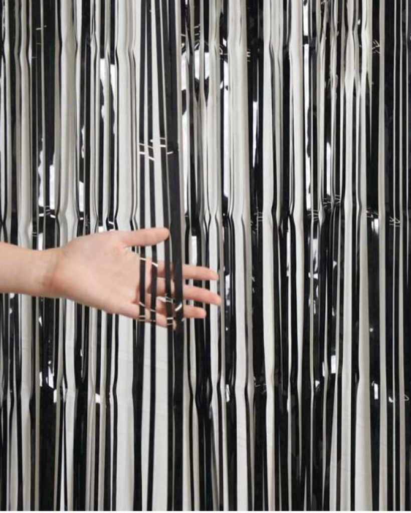 Black Foil Curtain