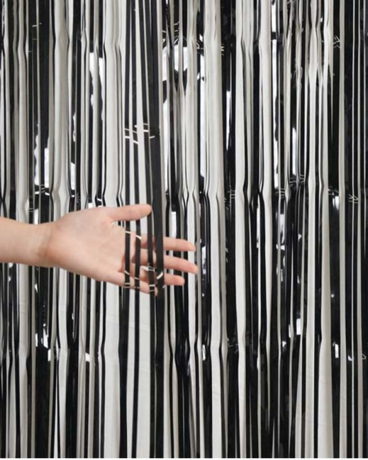 Black Foil Curtain