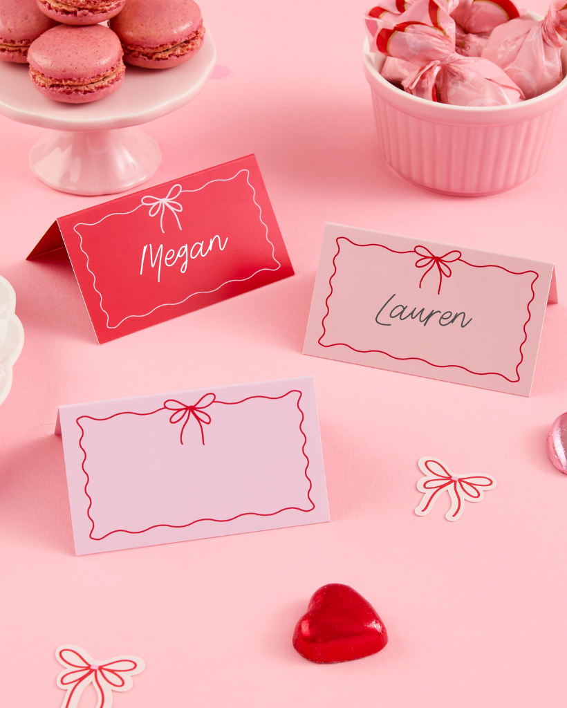 Bow Place Cards