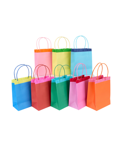Bright Fringed Party Bags