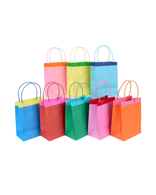 Bright Fringed Party Bags