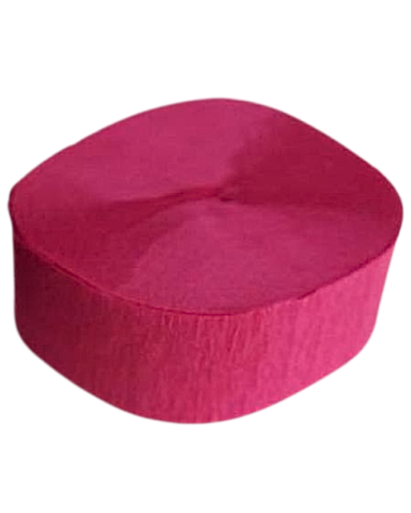 burgundy maroon paper streamer roll