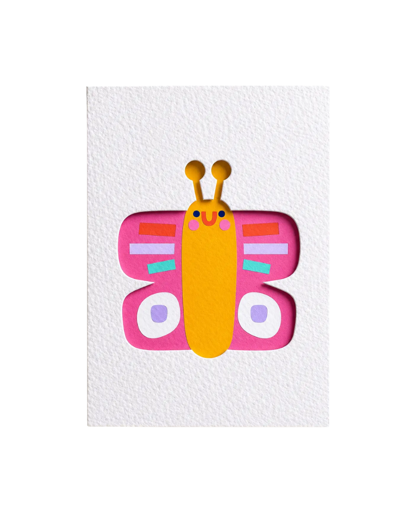 Die Cut Butterfly Card