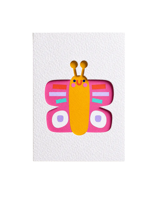 Die Cut Butterfly Card