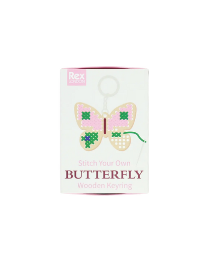 Stitch Your Own Butterfly Keyring
