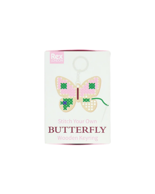 Stitch Your Own Butterfly Keyring