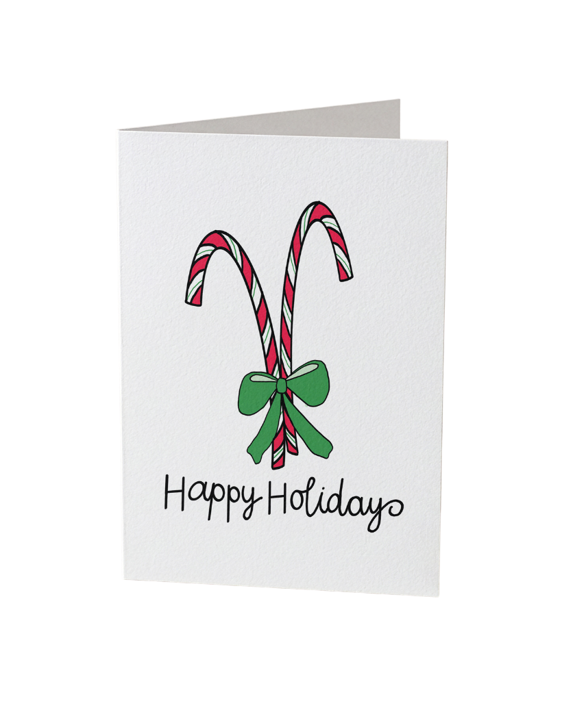 Merry Christmas Candy Cane Card