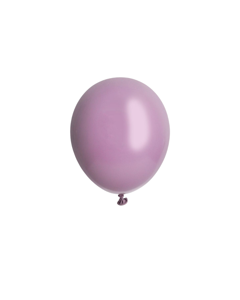 5 Flat Canyon Rose Mini Balloons