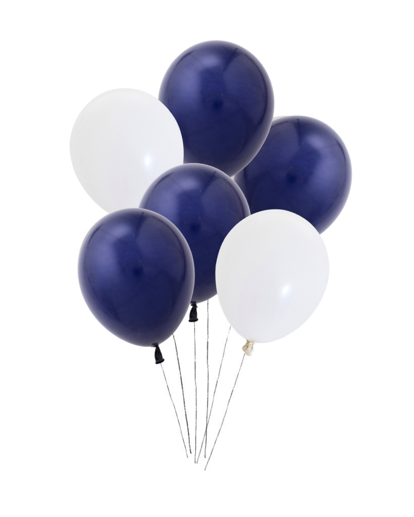 Go Blues! Balloon Bunch Filled with Helium