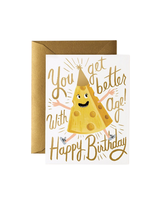 Better With Age Birthday Card