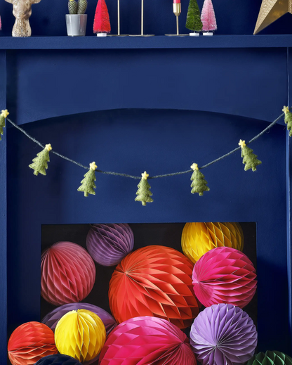 Felt Christmas Tree Garland