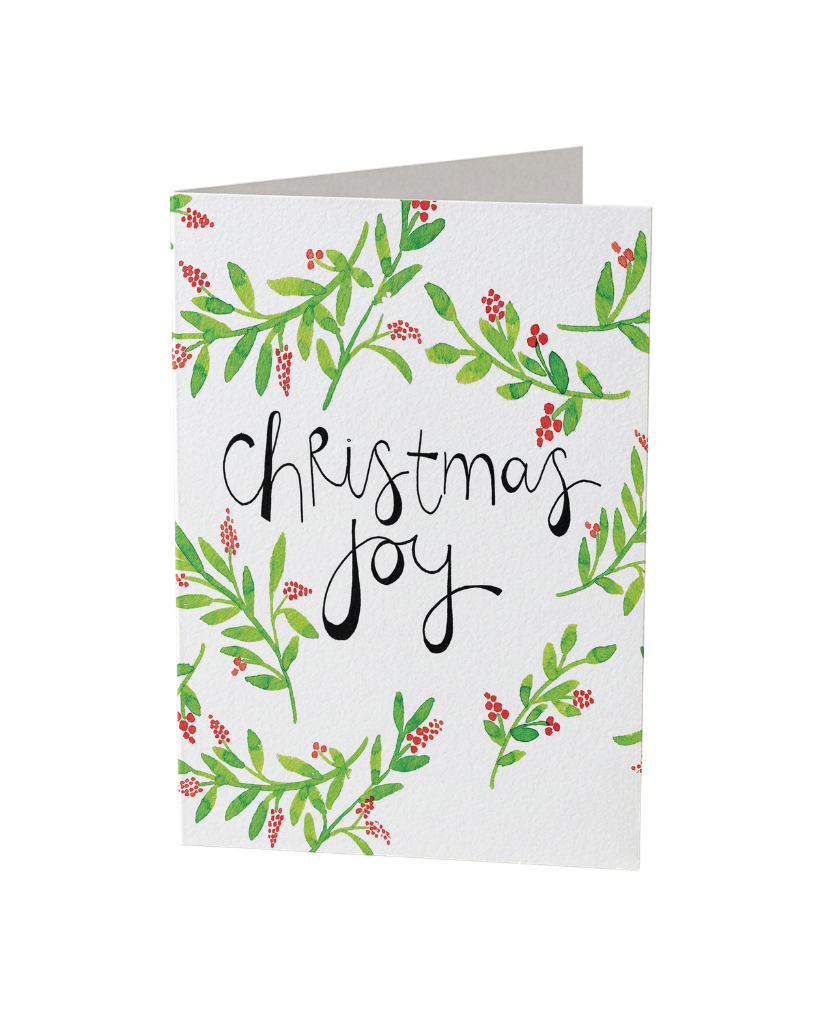 Christmas Joy Berries Card