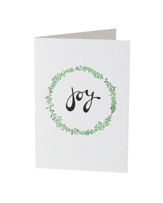 Christmas Joy Wreath Card