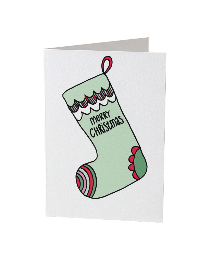 Merry Christmas Stocking Card