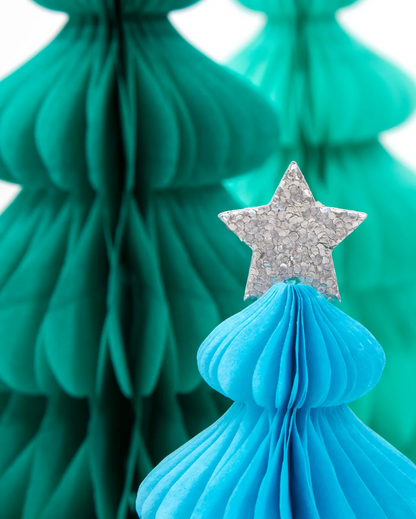 Rainbow Forest Honeycomb Decorations