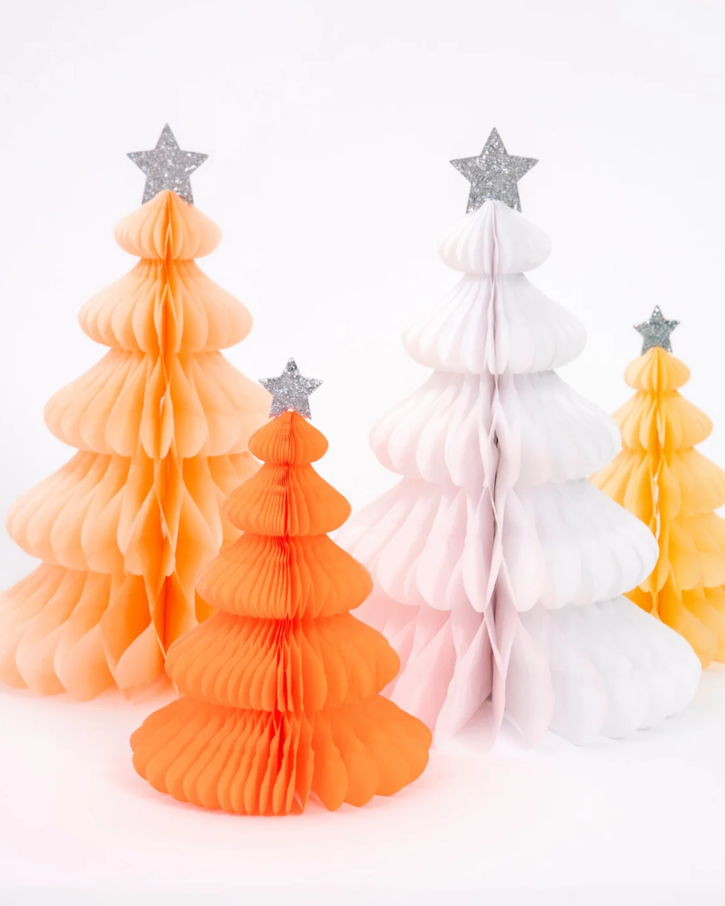 Rainbow Forest Honeycomb Decorations