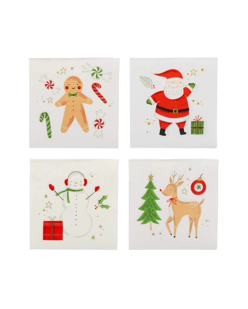 Christmas Icon Cocktail Napkins