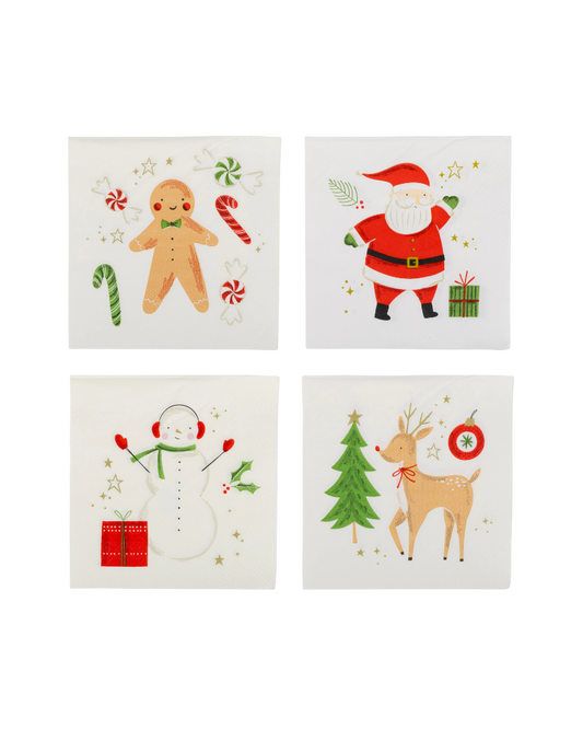 Christmas Icon Cocktail Napkins