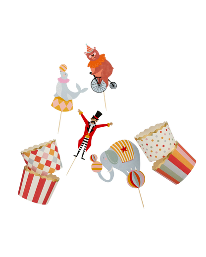 Circus Food Cups & Picks