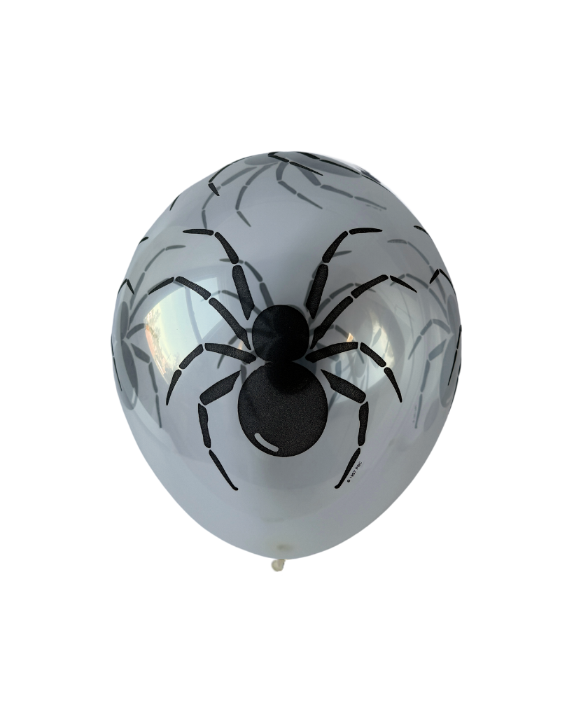 5 Flat Clear Standard Spider Balloons