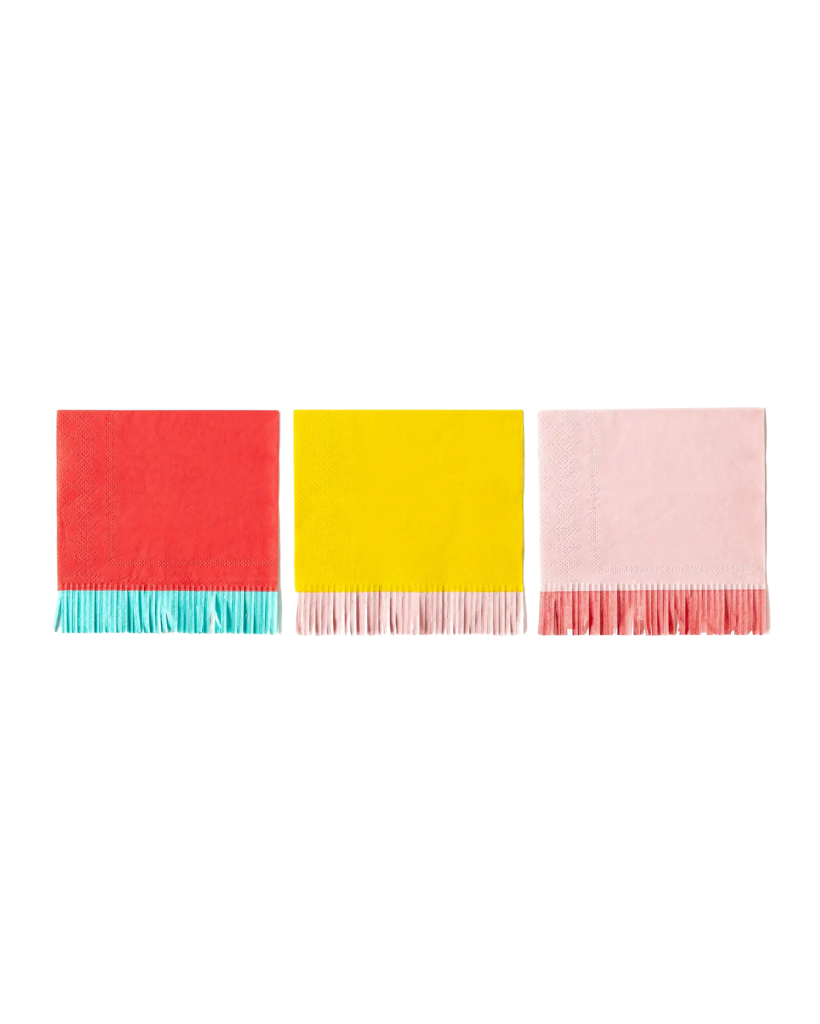 Hip Hip Hooray Fringe Napkins