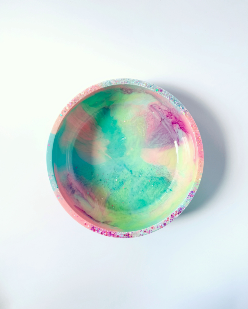 Mint Sorbet Resin Bowl